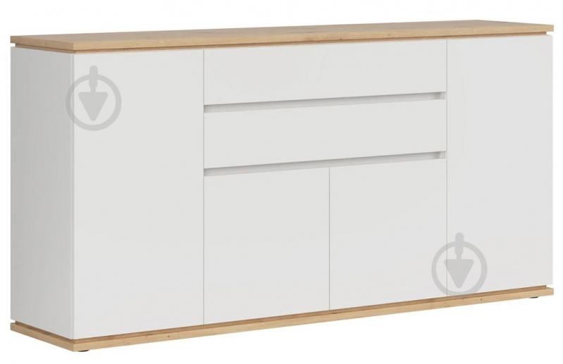 Комод BRW YAMAEL 4д2ш 1840x930x420 мм білий/дуб артізан (S570-KOM4D2S-BI/DASN) - фото 1 Комод BRW YAMAEL 4д2ш 1840x930x420 мм білий/дуб артізан (S570-KOM4D2S-BI/DASN) - фото 1