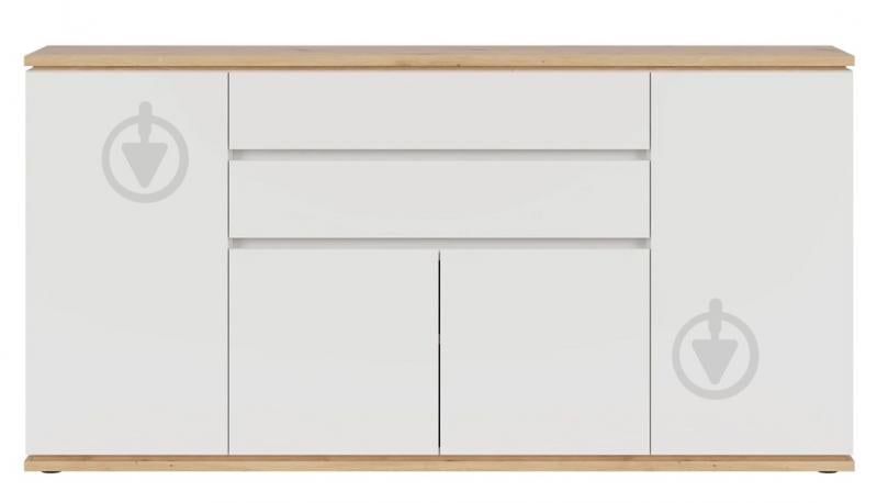 Комод BRW YAMAEL 4д2ш 1840x930x420 мм білий/дуб артізан (S570-KOM4D2S-BI/DASN) - фото 2 Комод BRW YAMAEL 4д2ш 1840x930x420 мм білий/дуб артізан (S570-KOM4D2S-BI/DASN) - фото 2