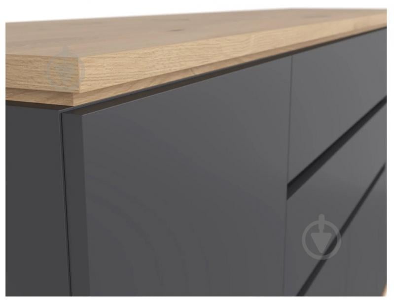 Комод BRW YAMAEL 4д2ш 1840x930x420 мм графіт/дуб артізан (S570-KOM4D2S-GF/DASN) - фото 3 Комод BRW YAMAEL 4д2ш 1840x930x420 мм графіт/дуб артізан (S570-KOM4D2S-GF/DASN) - фото 3
