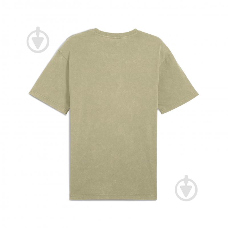 Футболка Puma ESS ELEVATED Relaxed Wash Tee 68804882 р.XL хакі - фото 5
