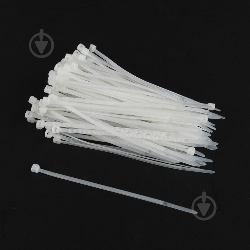 Стяжка кабельная Cablexpert NYT-150/25, 150 мм / 2.5 мм 100 шт. белый - фото 2 Стяжка кабельная Cablexpert NYT-150/25, 150 мм / 2.5 мм 100 шт. белый - фото 2