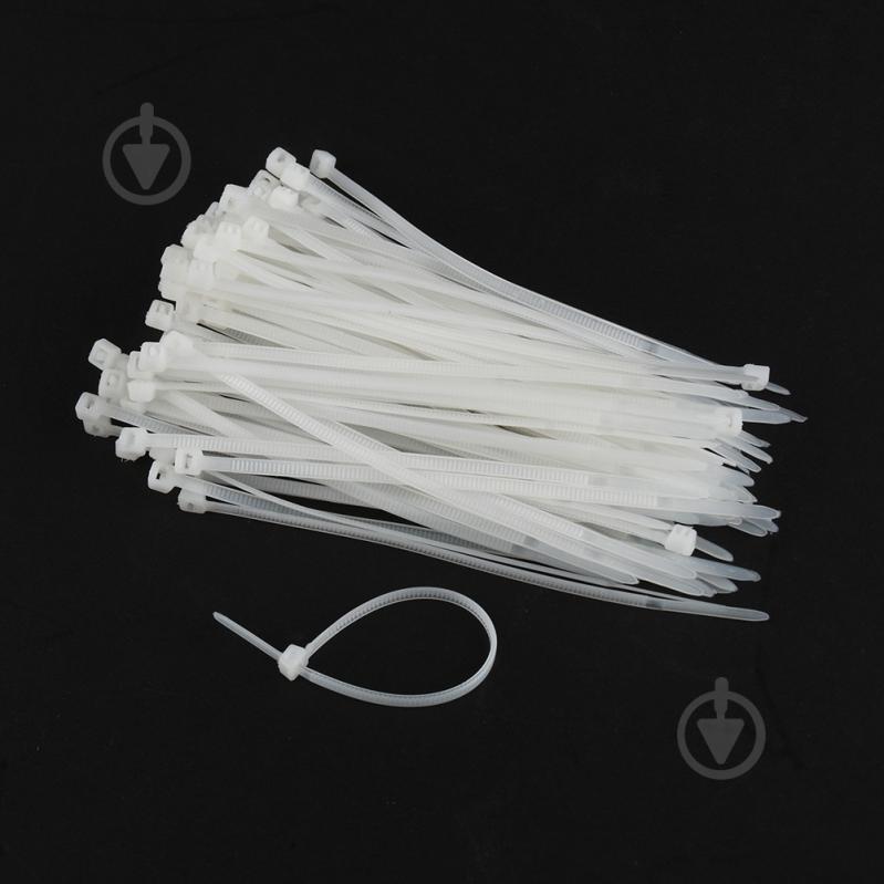 Стяжка кабельная Cablexpert NYT-150/25, 150 мм / 2.5 мм 100 шт. белый - фото 3 Стяжка кабельная Cablexpert NYT-150/25, 150 мм / 2.5 мм 100 шт. белый - фото 3