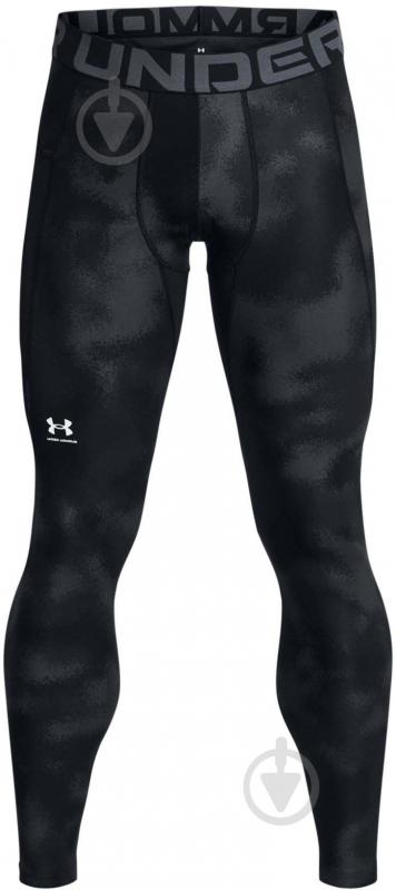 Лосины Under Armour UA HG ARMOUR PRINTED LGS 1383322-001 р.M черный - фото 4