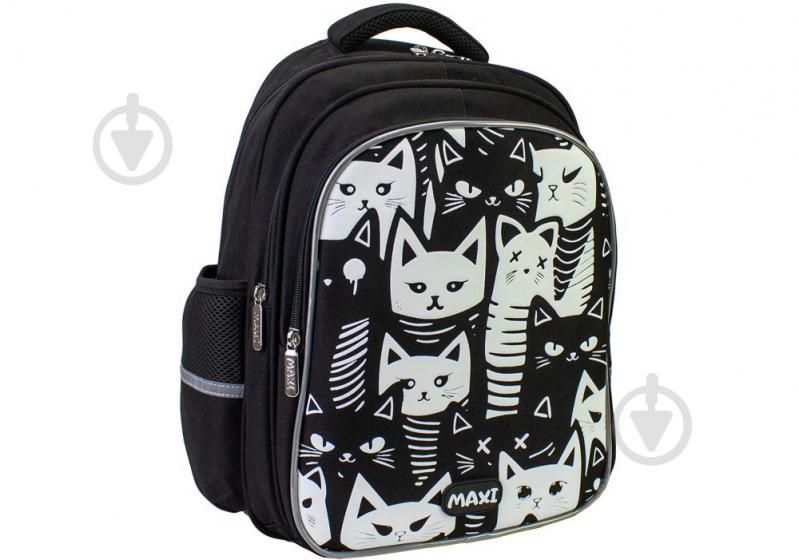 Рюкзак школьный Maxi 15" 2 отделения коты MX85420 - фото 1 Рюкзак школьный Maxi 15" 2 отделения коты MX85420 - фото 1