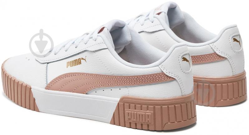 Кроссовки женские демисезонные Puma CARINA 2.0 38584924 р.37 бело-розовые - фото 4