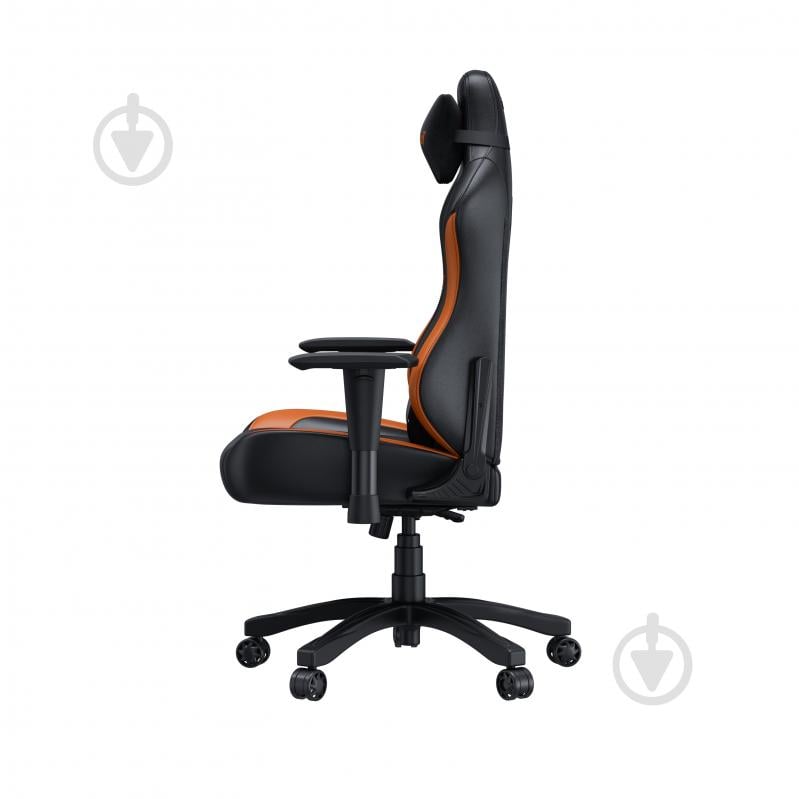 Кресло игровое Anda Seat Luna Color Size L Black/Orange PVC черно-оранжевый - фото 8