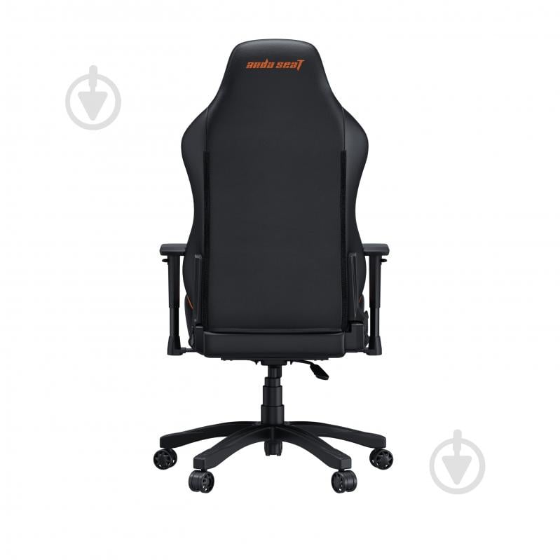 Кресло игровое Anda Seat Luna Color Size L Black/Orange PVC черно-оранжевый - фото 3