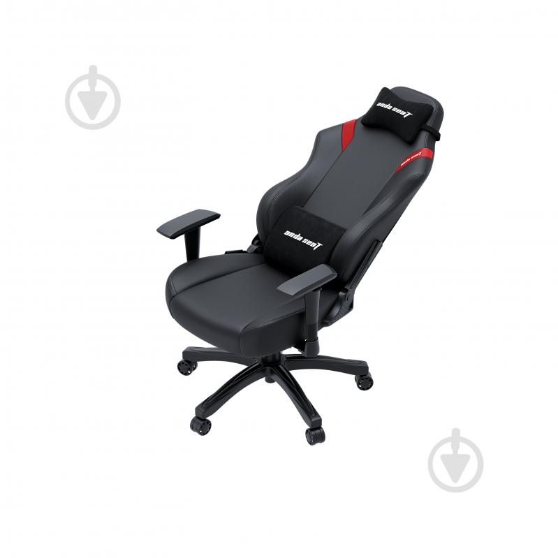 Кресло игровое Anda Seat Luna Color Size L Black/Red PVC черно-красный - фото 6