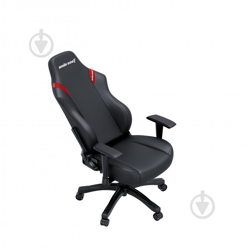 Кресло игровое Anda Seat Luna Color Size L Black/Red PVC черно-красный - фото 7