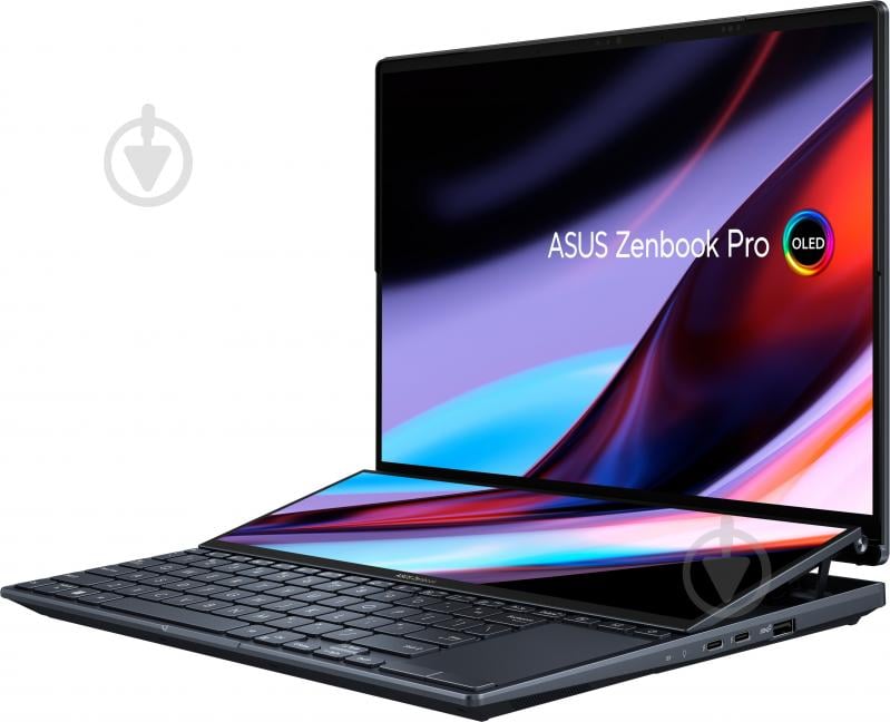 Ноутбук Asus Zenbook Pro 14 Duo OLED UX8402VV-P1046 14,5" (90NB1172-M002V0) tech black - фото 11