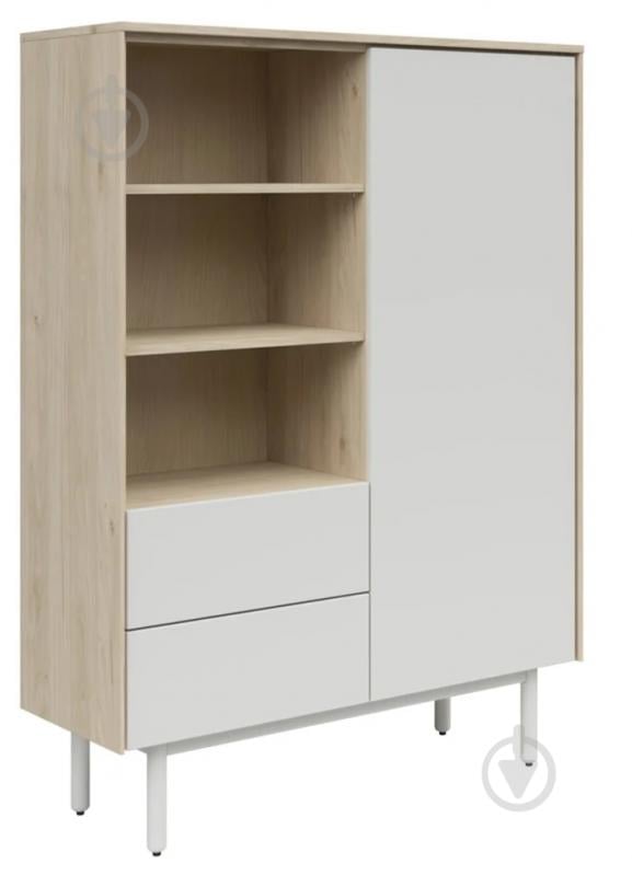 Стелаж BRW EMA 1д2ш 1470х1050х400 мм джексон горіх гікорі/світло-сірий (S593-SFK1D2S-ORJ/JSZ-FMIX70-KPL01) - фото 1 Стелаж BRW EMA 1д2ш 1470х1050х400 мм джексон горіх гікорі/світло-сірий (S593-SFK1D2S-ORJ/JSZ-FMIX70-KPL01) - фото 1