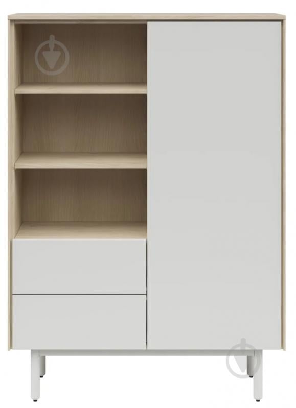 Стелаж BRW EMA 1д2ш 1470х1050х400 мм джексон горіх гікорі/світло-сірий (S593-SFK1D2S-ORJ/JSZ-FMIX70-KPL01) - фото 2 Стелаж BRW EMA 1д2ш 1470х1050х400 мм джексон горіх гікорі/світло-сірий (S593-SFK1D2S-ORJ/JSZ-FMIX70-KPL01) - фото 2