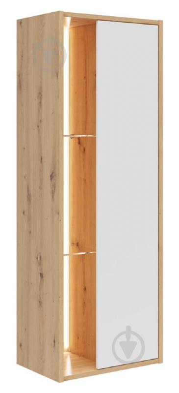 Стелаж BRW GAP 1д 1400х470х370 мм дуб артізан/білий (S572-SFW1D-DASN/BI-FMIX70-KPL01) - фото 4 Стелаж BRW GAP 1д 1400х470х370 мм дуб артізан/білий (S572-SFW1D-DASN/BI-FMIX70-KPL01) - фото 4