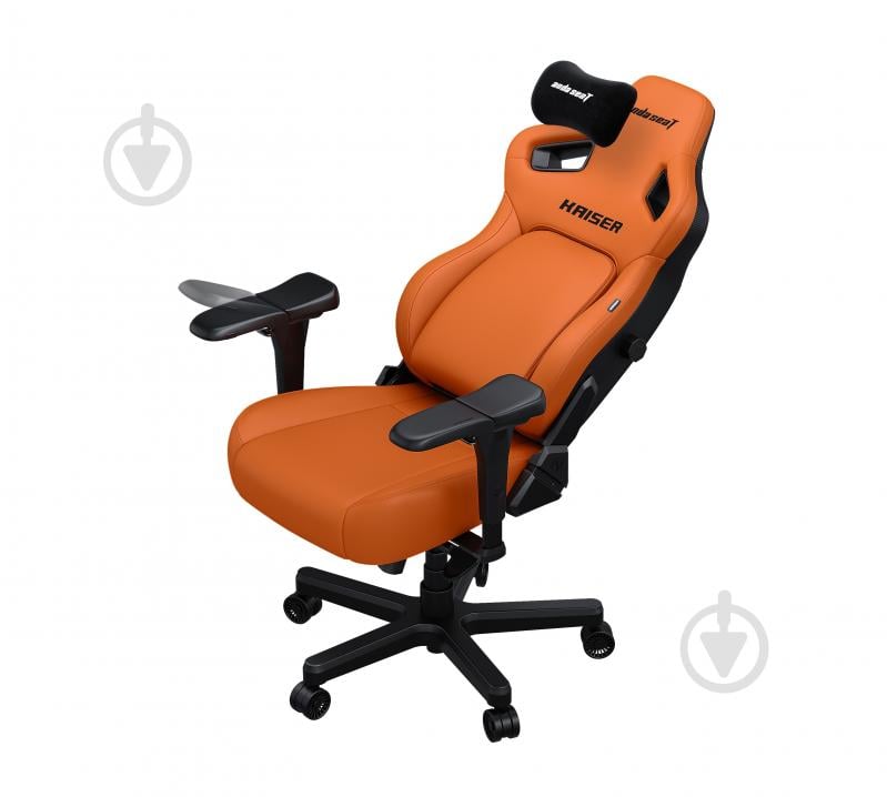 Кресло игровое Anda Seat Kaiser 4 Size XL Orange Premium PVC оранжевый - фото 2