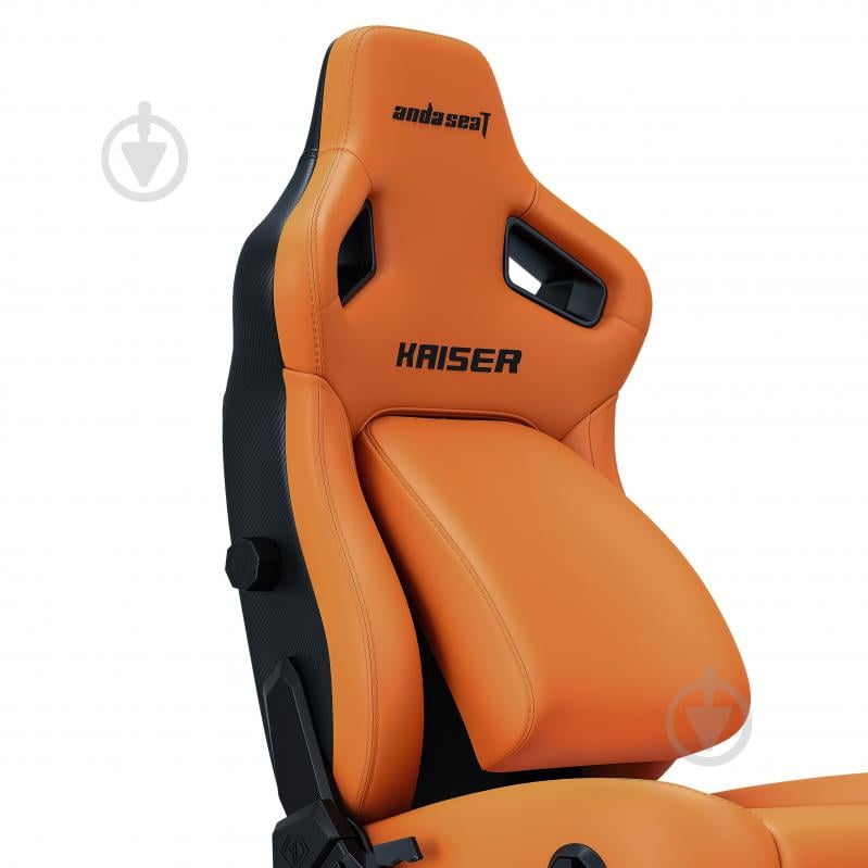 Кресло игровое Anda Seat Kaiser 4 Size XL Orange Premium PVC оранжевый - фото 5