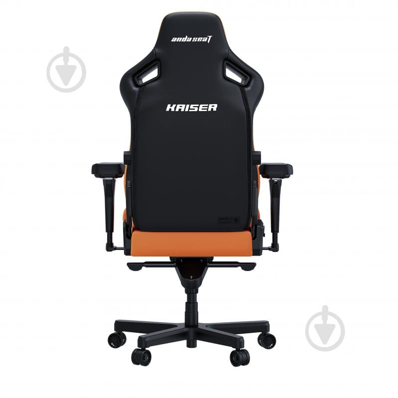 Кресло игровое Anda Seat Kaiser 4 Size XL Orange Premium PVC оранжевый - фото 4