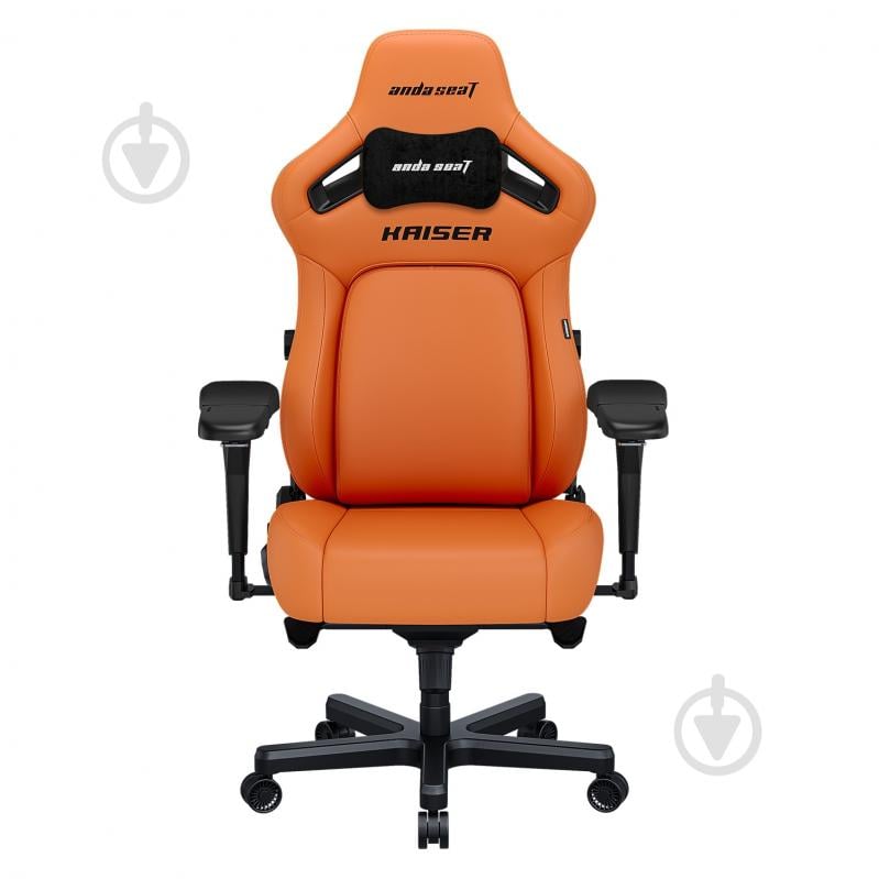 Кресло игровое Anda Seat Kaiser 4 Size XL Orange Premium PVC оранжевый - фото 1