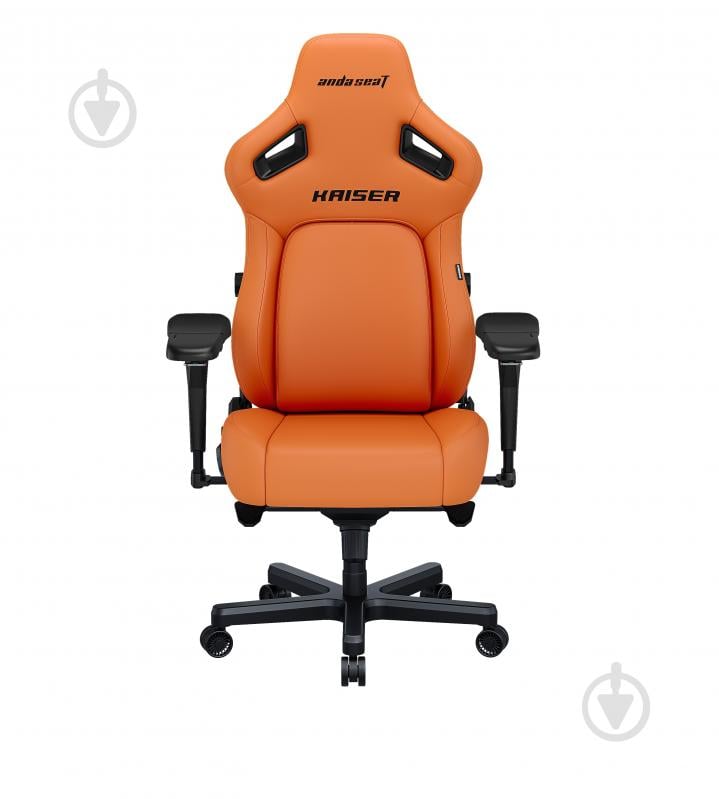 Кресло игровое Anda Seat Kaiser 4 Size XL Orange Premium PVC оранжевый - фото 3