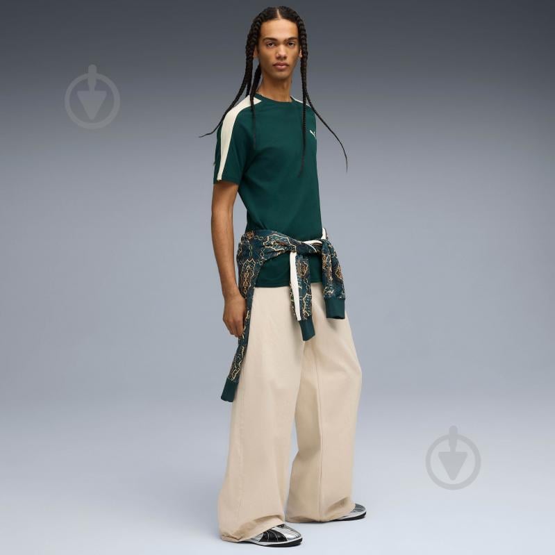 Футболка Puma T7 Tee 62959275 р.XL зеленый - фото 5 Футболка Puma T7 Tee 62959275 р.XL зеленый - фото 5