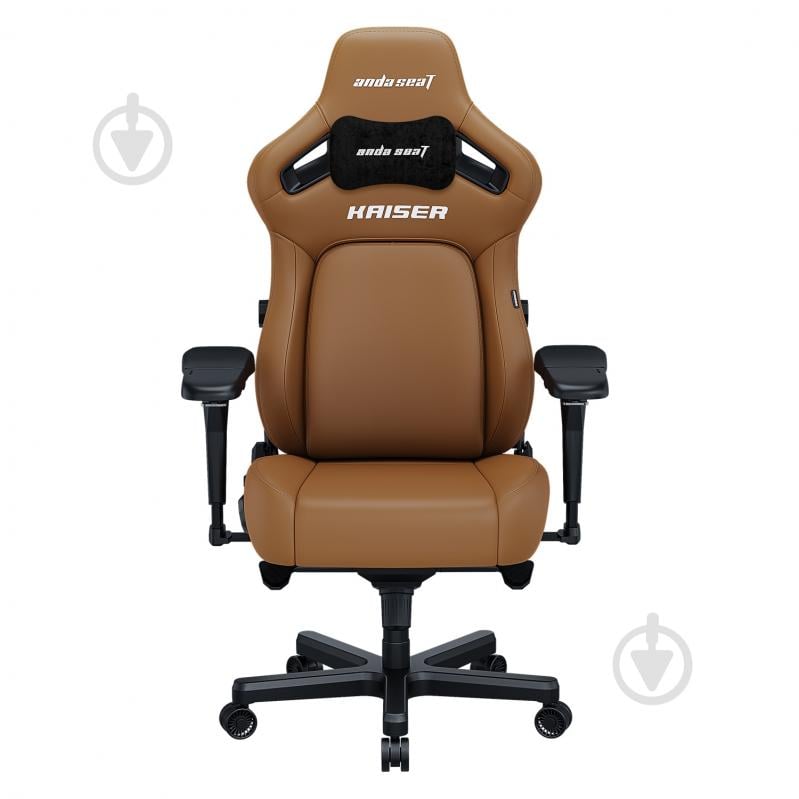 Кресло игровое Anda Seat Kaiser 4 Size XL Brown Premium PVC коричневый - фото 1