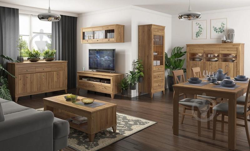 Стіл журнальний BRW BERGEN 1300x550x450 мм модрина сібіу золотиста/(S359-LAW/130-MSZ) - фото 7