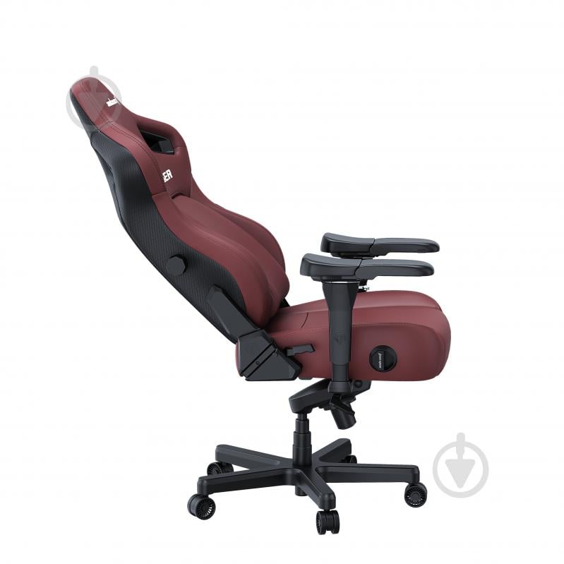 Кресло игровое Anda Seat Kaiser 4 Size XL Maroon Premium PVC темная вишня - фото 6