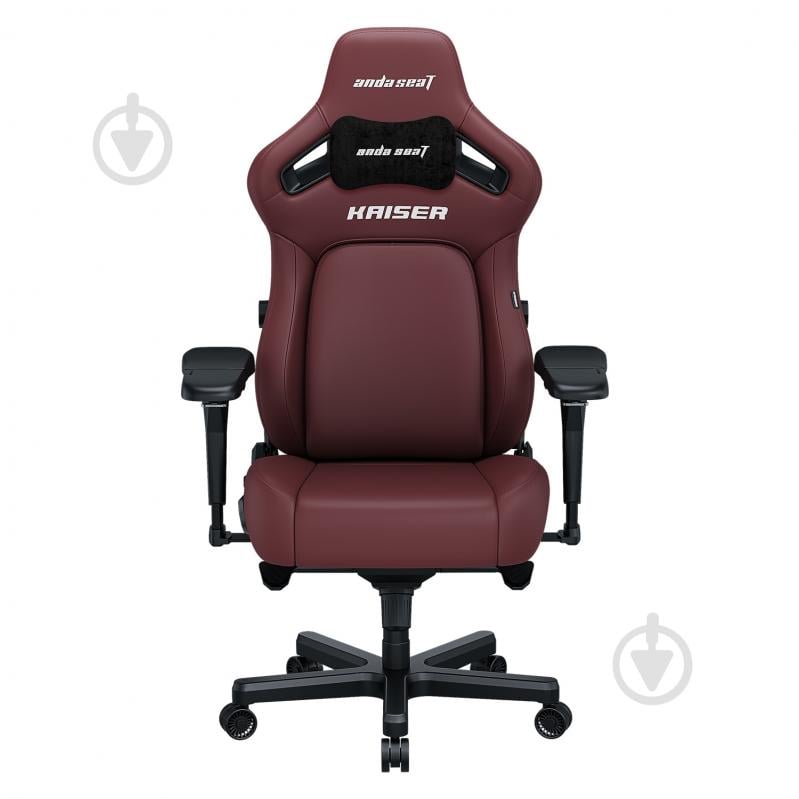 Кресло игровое Anda Seat Kaiser 4 Size XL Maroon Premium PVC темная вишня - фото 1