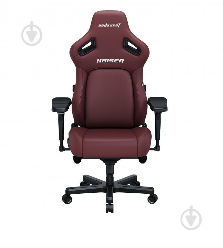 Кресло игровое Anda Seat Kaiser 4 Size XL Maroon Premium PVC темная вишня - фото 3