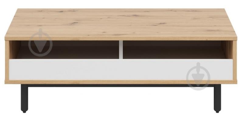 Стіл журнальний BRW GAP 1100x600x380 мм білий/ дуб артізан (S572-LAW-DASN/BI/RAL7021-FMIX70-KPL01) - фото 2 Стіл журнальний BRW GAP 1100x600x380 мм білий/ дуб артізан (S572-LAW-DASN/BI/RAL7021-FMIX70-KPL01) - фото 2
