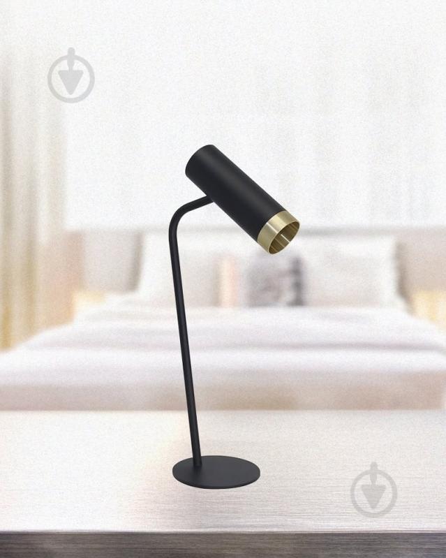 Настольная лампа Goldlux Fado 1x10 Вт GU10 черный 326034 - фото 3