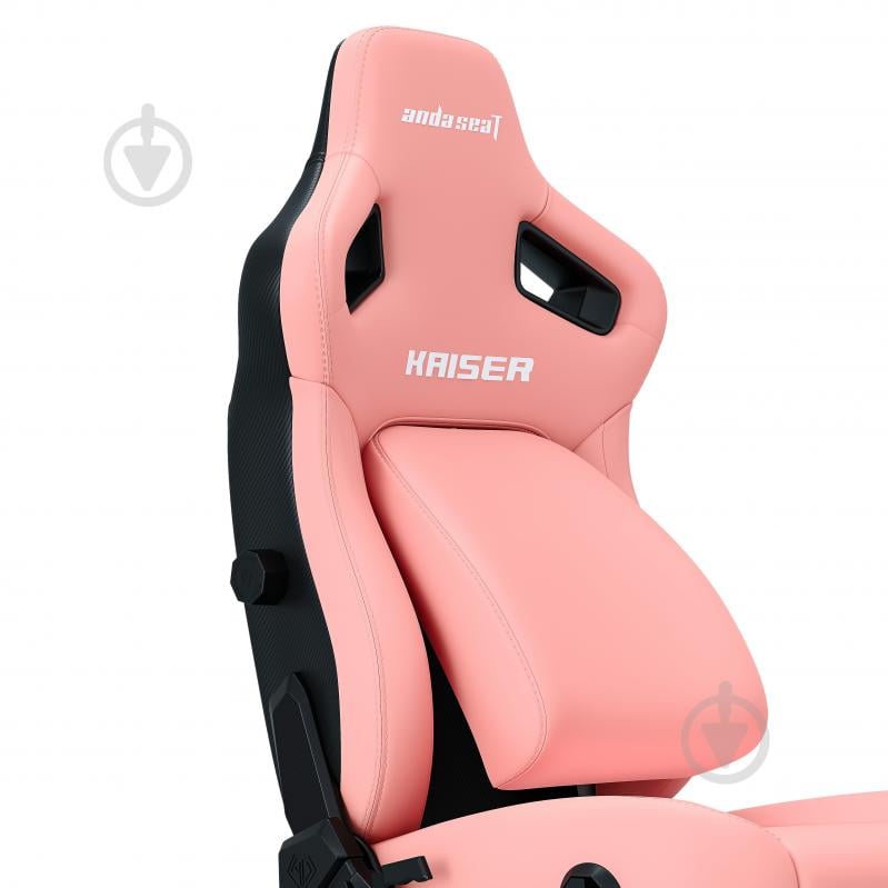 Кресло игровое Anda Seat Kaiser 4 Size XL Pink Premium PVC розовый - фото 5