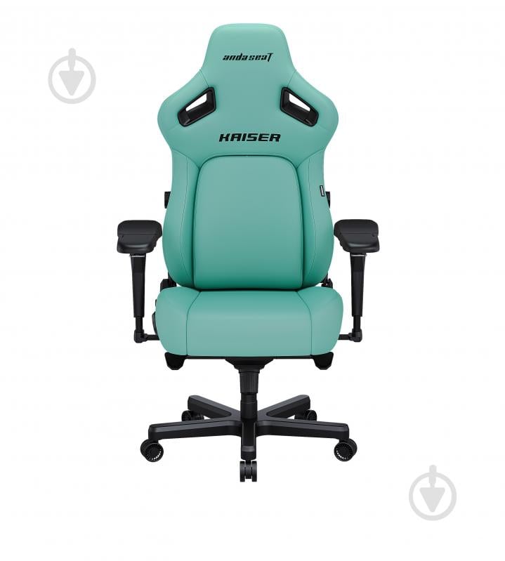 Кресло игровое Anda Seat Kaiser 4 Size XL Green Premium PVC зеленый - фото 3