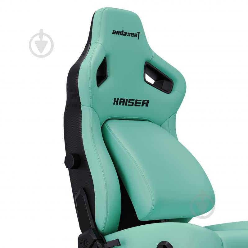 Кресло игровое Anda Seat Kaiser 4 Size XL Green Premium PVC зеленый - фото 5