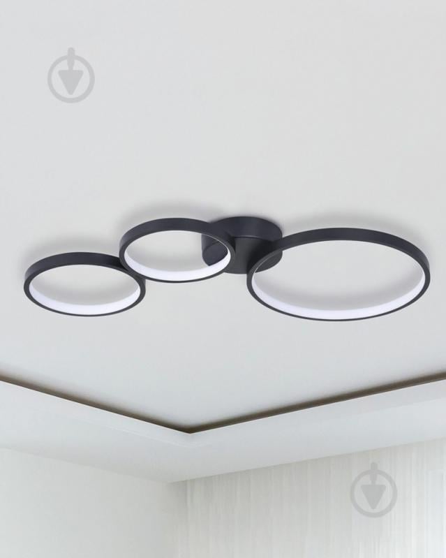 Світильник стельовий Goldlux Flamenco 33 Вт чорний 4000 К 331014 - фото 2 Світильник стельовий Goldlux Flamenco 33 Вт чорний 4000 К 331014 - фото 2