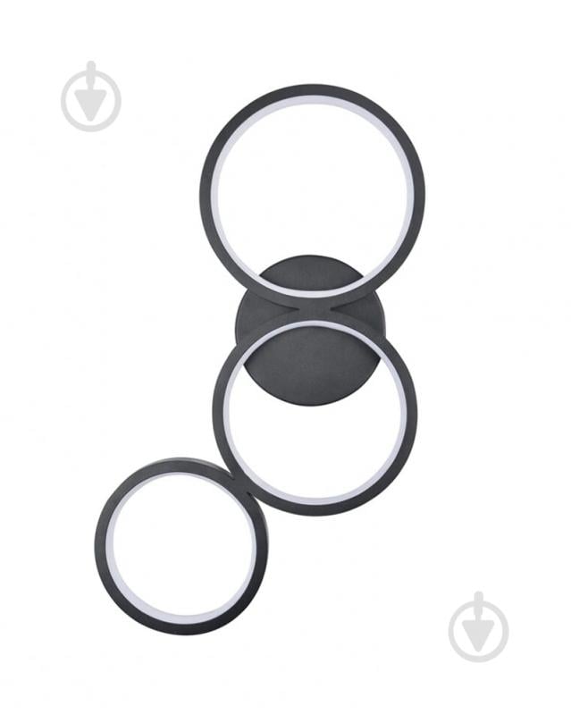 Світильник настінний Goldlux Flamenco LED-модуль чорний 331038 - фото 1