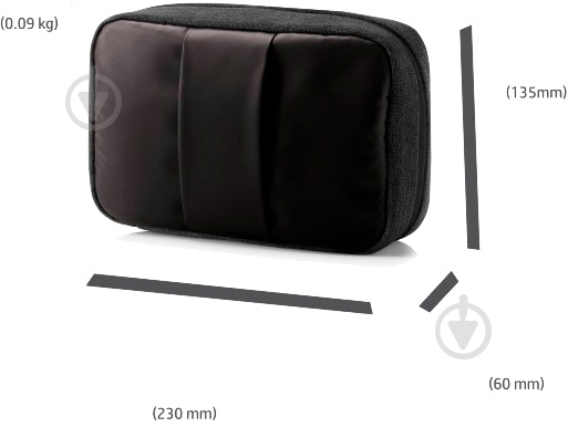 Сумка-органайзер HP Lightweight Pouch black (1G6D4AA) - фото 5 Сумка-органайзер HP Lightweight Pouch black (1G6D4AA) - фото 5