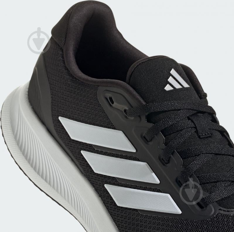 Кросівки чоловічі Adidas Runfalcon 5 Wide IE0552 р.42 чорні - фото 8