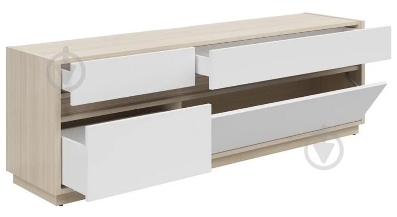 Тумба под ТВ BRW KIM 1K3ш 1720x572x420 мм дуб рива светлый/белый (S645-RTV1K3S-DRJ/BI) - фото 6 Тумба под ТВ BRW KIM 1K3ш 1720x572x420 мм дуб рива светлый/белый (S645-RTV1K3S-DRJ/BI) - фото 6