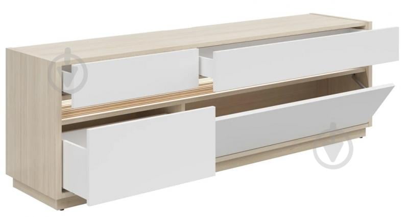 Тумба под ТВ BRW KIM 1K3ш 1720x572x420 мм дуб рива светлый/белый (S645-RTV1K3S-DRJ/BI) - фото 7 Тумба под ТВ BRW KIM 1K3ш 1720x572x420 мм дуб рива светлый/белый (S645-RTV1K3S-DRJ/BI) - фото 7