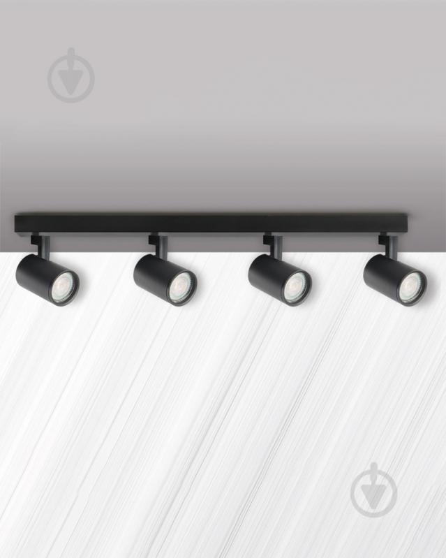 Спот Goldlux Lynx 4x10 Вт GU10 чорний 328717 - фото 3 Спот Goldlux Lynx 4x10 Вт GU10 чорний 328717 - фото 3