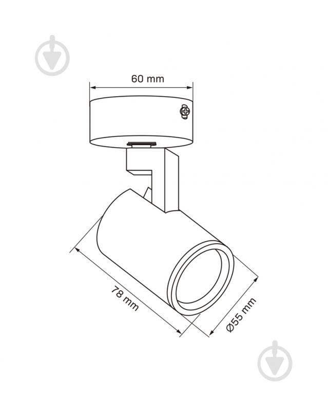 Спот Goldlux Lynx 1x10 Вт GU10 белый 328724 - фото 3