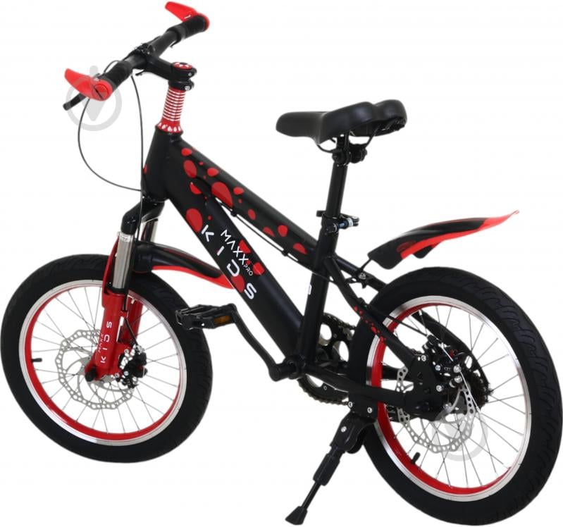 Велосипед дитячий MaxxPro kids 16" чорний із червоним KB019 - фото 2