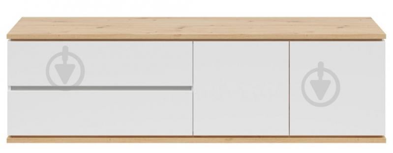 Тумба під ТВ BRW YAMAEL 2д2ш 1840x540x420 мм дуб артізан/білий (S570-RTV2D2S-BI/DASN) - фото 2 Тумба під ТВ BRW YAMAEL 2д2ш 1840x540x420 мм дуб артізан/білий (S570-RTV2D2S-BI/DASN) - фото 2