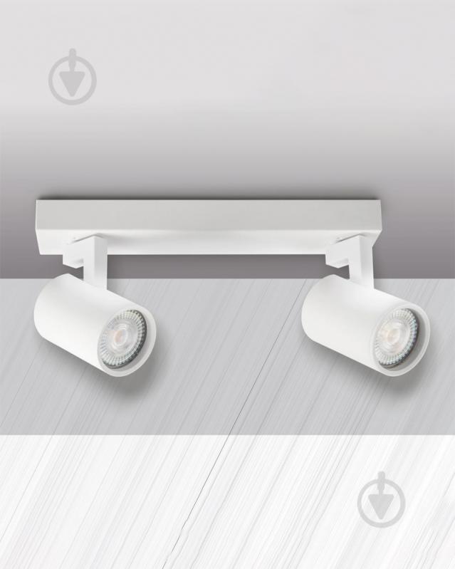 Спот Goldlux Lynx 2x10 Вт GU10 белый 328731 - фото 3