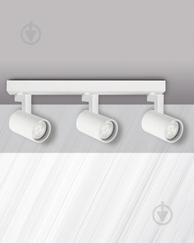 Спот Goldlux Lynx 3x10 Вт GU10 білий 328748 - фото 3