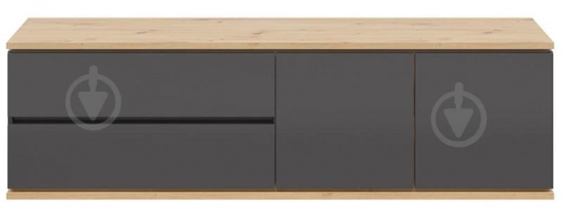 Тумба під ТВ BRW YAMAEL 2д2ш 1840x540x420 мм дуб артізан/графіт (S570-RTV2D2S-GF/DASN) - фото 2 Тумба під ТВ BRW YAMAEL 2д2ш 1840x540x420 мм дуб артізан/графіт (S570-RTV2D2S-GF/DASN) - фото 2