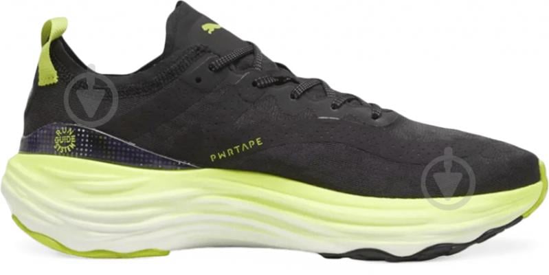 Кроссовки мужские демисезонные Puma FOREVERRUN NITRO 38007301 р.44 черно-салатовые - фото 2