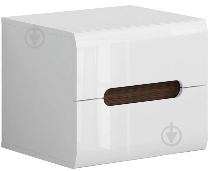 Тумба приліжкова BRW AZTECA TRIO 2ш 500x430x410 мм білий глянець(S504-KOM2S/4/5-BI/BIP) - фото 1 Тумба приліжкова BRW AZTECA TRIO 2ш 500x430x410 мм білий глянець(S504-KOM2S/4/5-BI/BIP) - фото 1