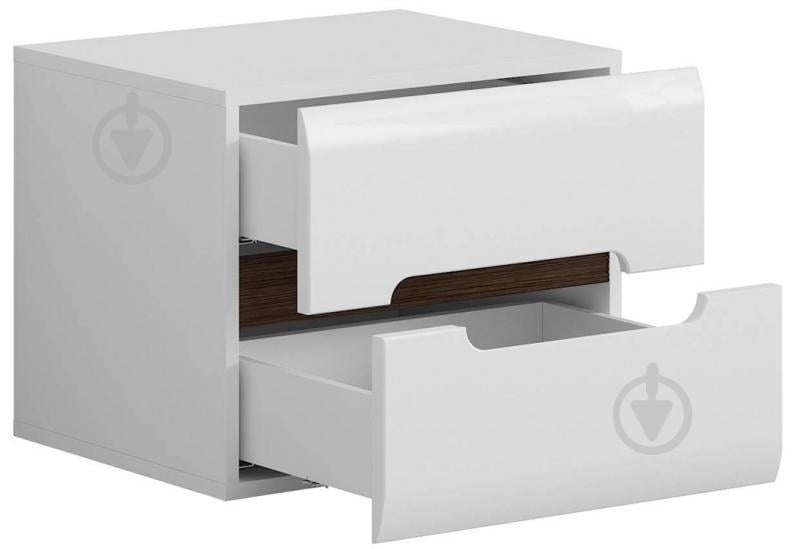 Тумба приліжкова BRW AZTECA TRIO 2ш 500x430x410 мм білий глянець(S504-KOM2S/4/5-BI/BIP) - фото 3 Тумба приліжкова BRW AZTECA TRIO 2ш 500x430x410 мм білий глянець(S504-KOM2S/4/5-BI/BIP) - фото 3