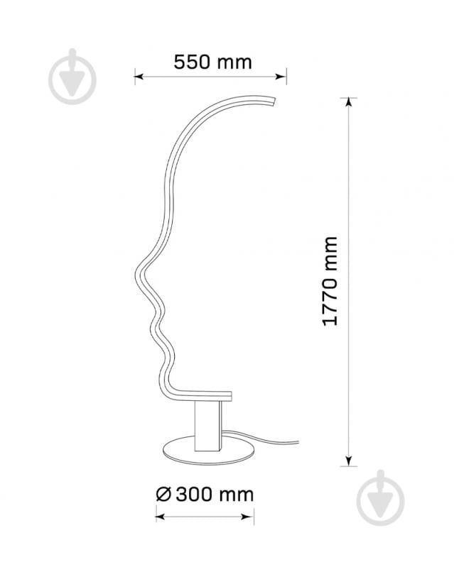 Торшер Goldlux Stranger 25 Вт LED-модуль чорний 330154 - фото 5 Торшер Goldlux Stranger 25 Вт LED-модуль чорний 330154 - фото 5